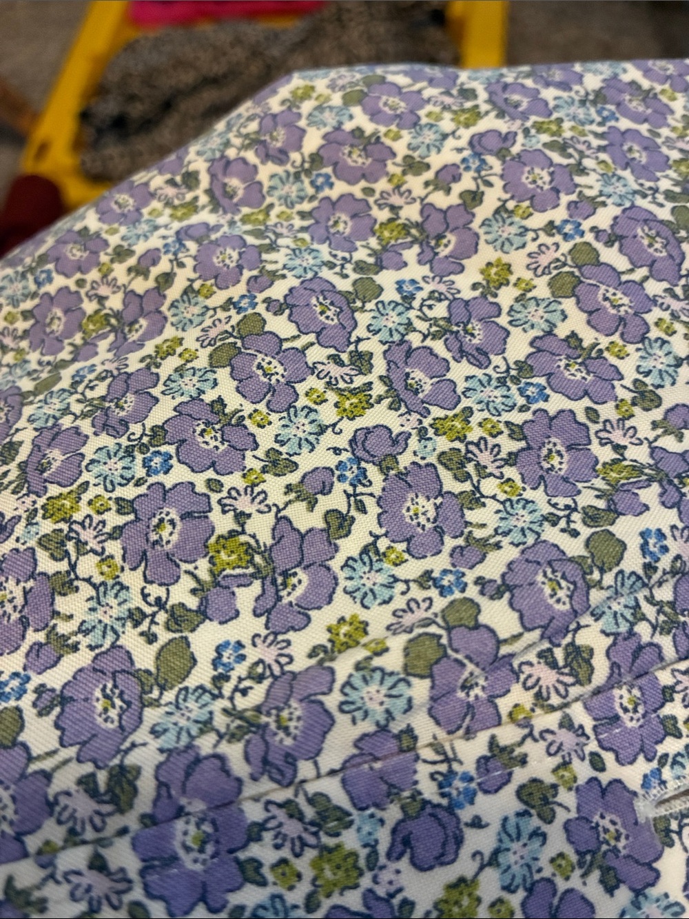 Lands’ End Floral Cotton Blouse Bundle — Size 14 - Pink & Purple, Like New - Picture 14 of 14